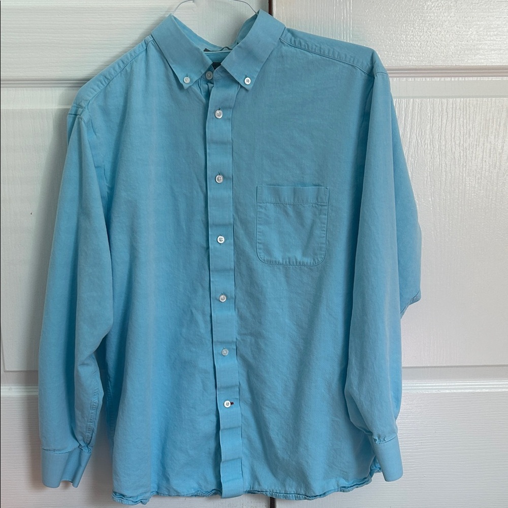 Daniel Cremieux Light Blue Button-Down Shirt size large